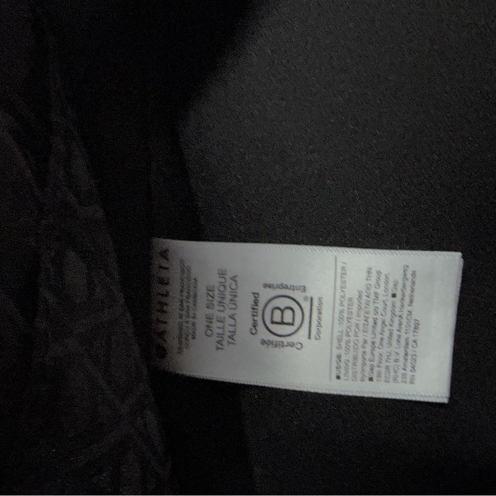 Athleta Black Neoprene Convertible Backpack | Power of She | Travel Gym Bag - Picture 4 of 10